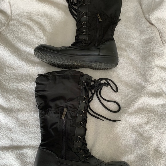 Atelier Noir div. Of Rudsak black lace up boots size 8 - Picture 6 of 15